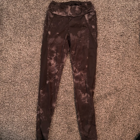 Ardene tie dye grey black leggings - Picture 1 of 3